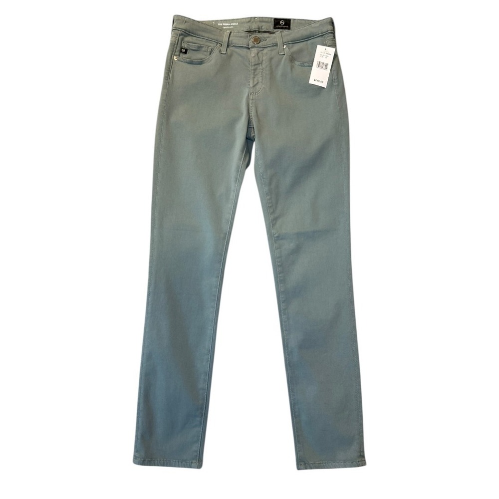 AG Adriano Goldschmied Prima‎ Ankle Jeans Nomad Navy Sateen Women's 4 26R NEW